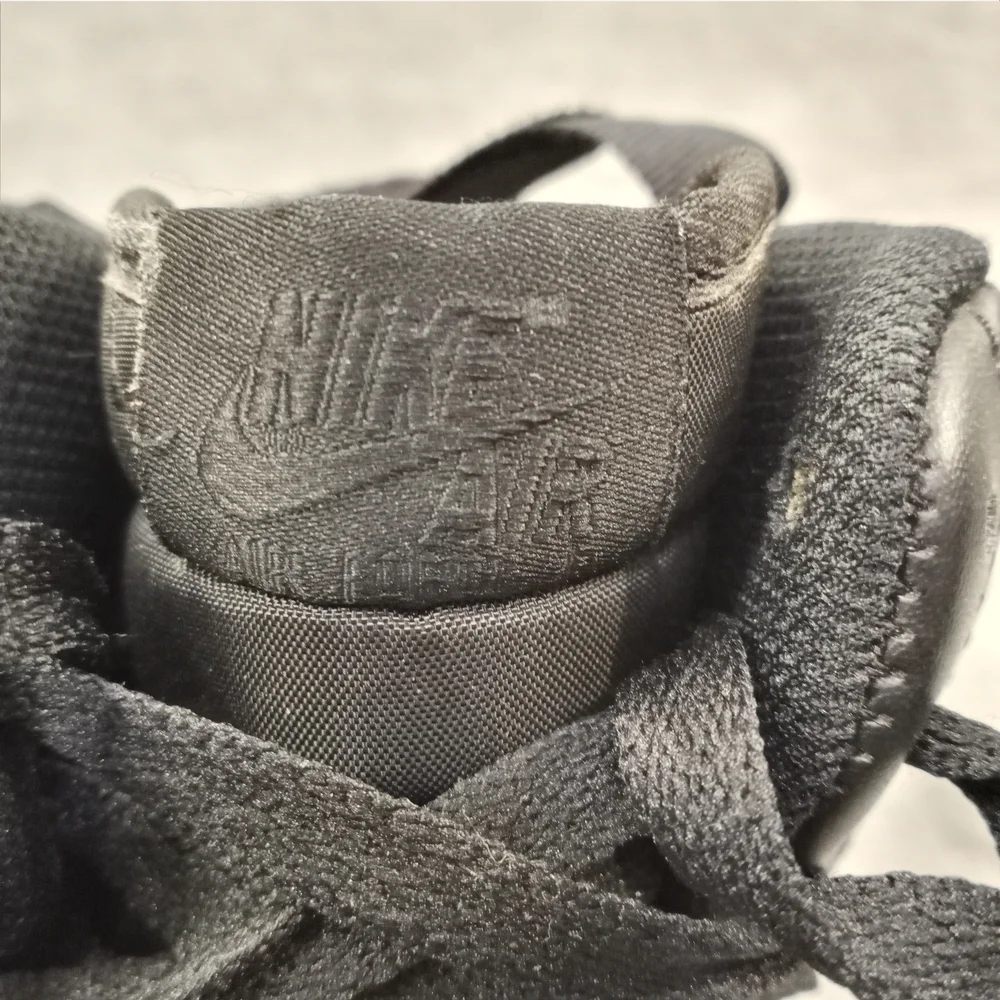 Nie Air Foece 1 Men's Black High-Top Sneakers Size 7y - Picture 7 of 11